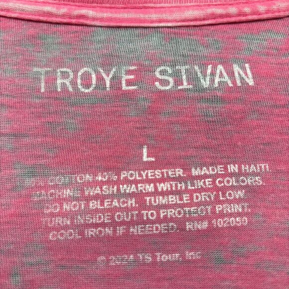 Troye Sivan pink T-shirt size large - Picture 4 of 4